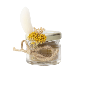 Marturie borcanel lumanare naturala din ceara de albine